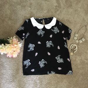 Black Cat Top